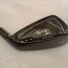 Танец с драконом Железный набор черный Гольф железные клюшки для гольфа 456789 P(7 шт) R/S гибкий стальной/графитовый Вал с крышкой головы