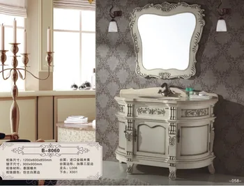 

Antique white color bathroom cabinet 0281-B8060