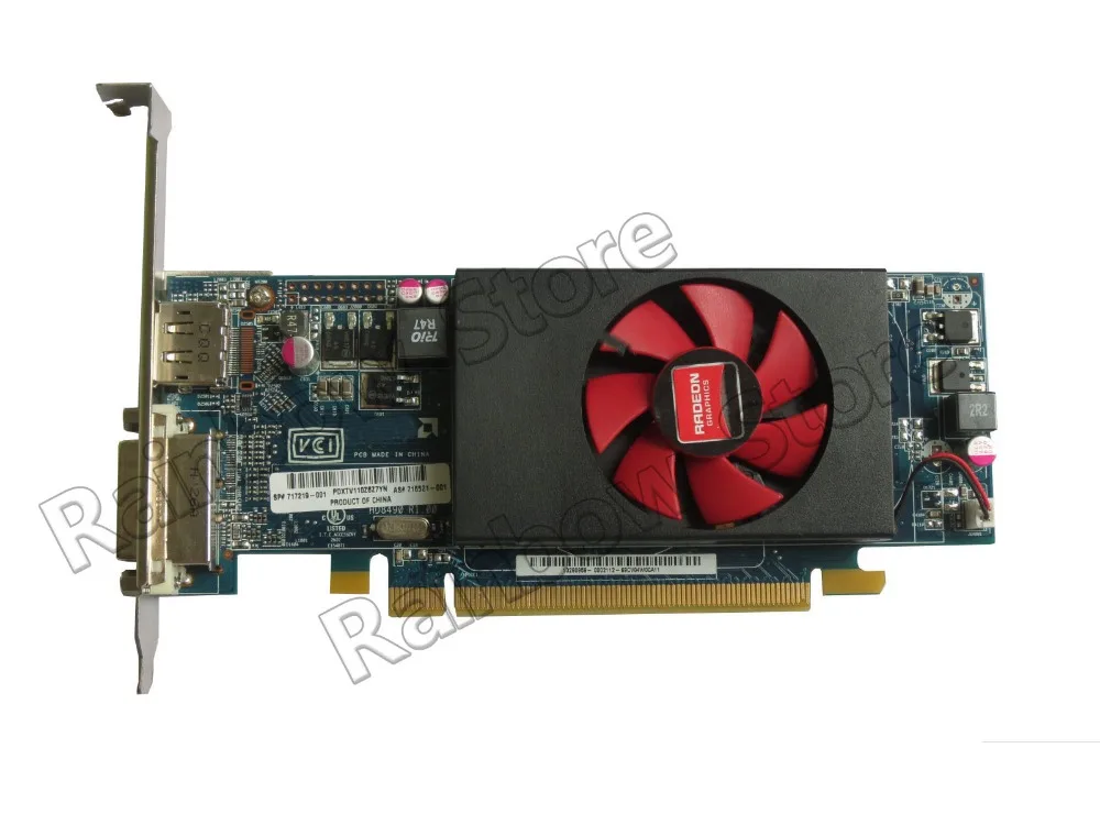 716521-001 717219-001 ВИДЕОКАРТА ДЛЯ HP AMD RADEON HD 8490 1 ГБ PCLe НИЗКОПРОФИЛЬНОЙ КАРТЫ | Компьютеры