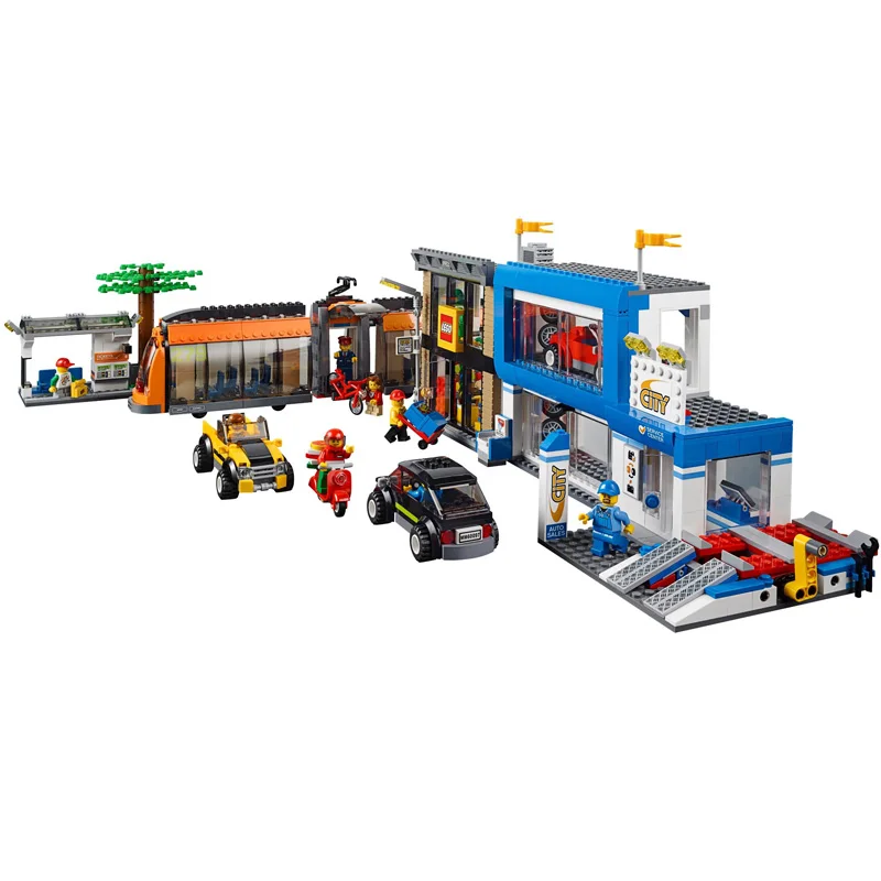 

LEPIN 02038 City Series 1767pcs The City Square Model Building Block set Brick Educational Toy For children 60097 Gift