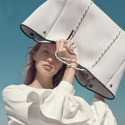 Chegada de Luxo Tecido de Mergulho Bolsas de Ombro Nova Respirável Bolsa Feminina Grande-capacidade Marca Casual Tote Bolsala