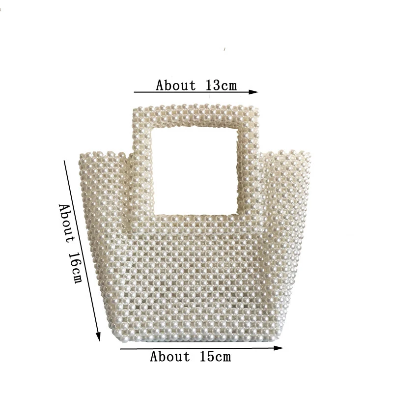Ins Новая модная женская жемчужная сумка для девушек вечерние сумки для банкета сумки через плечо подарок - Цвет: Height 16cm