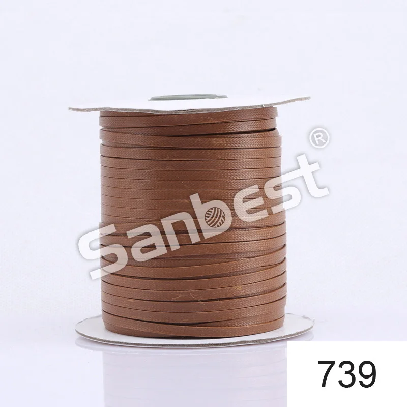 Sanbest высокое качество 4 мм прочные кожаные плоские Вощеные линии DIY инструмент для