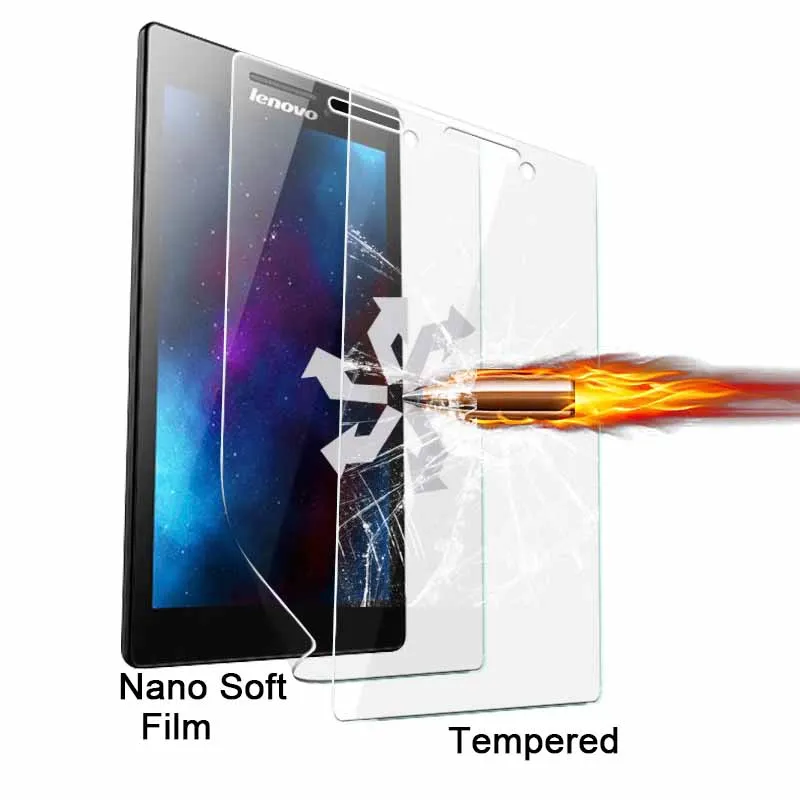 

1pcs Top quality plastic film waterproof screen protector films For Lenovo TAB2 A7-10 7.0" TAB Explosion-proof Nano soft film