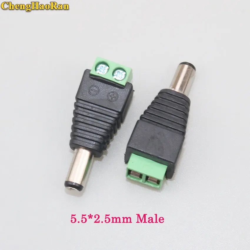 Description Picture 5 of itemChengHaoRan  1pcs 5.5 * 2.1 5.5*2.5  BNC RCA to DC Crimp Terminal Block Plug Connector Adapter for CCTV Camera Wire female male