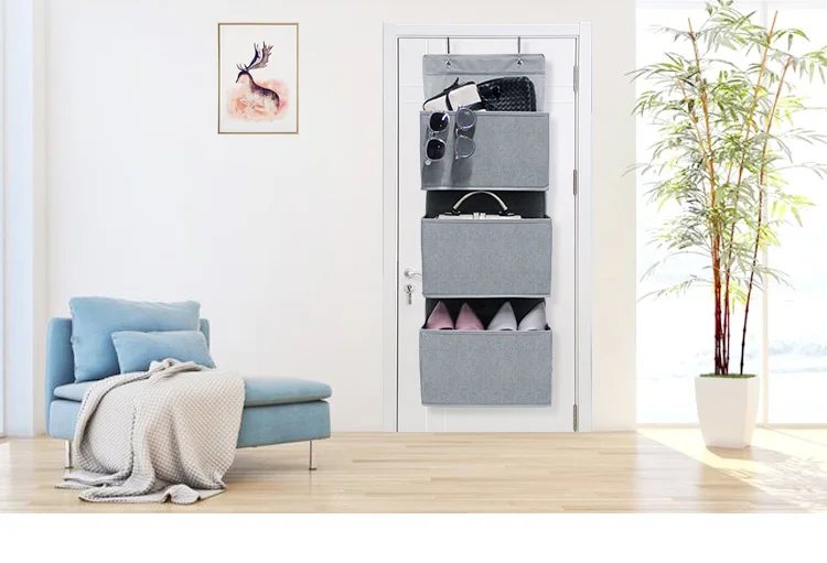 

Door Storage Bag Hanging Bag Wall Hanging Fabric Dormitory Storage Organization Hanging Bag
