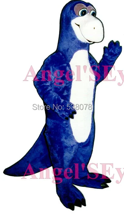 Royal Blue Dagon Dinosaur Mascot Costume Adult Dragon Theme Cartoon Anime Cosplay Costumes Mascotte Fancy Dress Kits | Тематическая