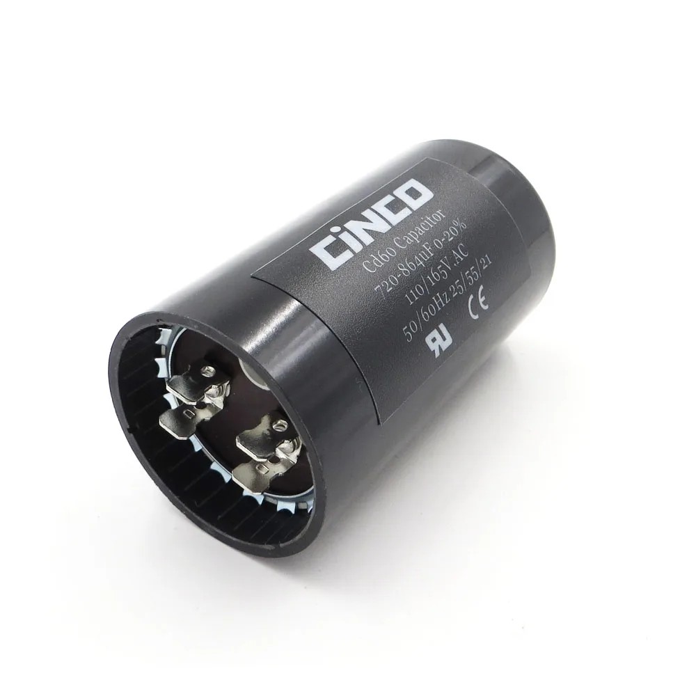 5 шт. X 720 мкФ 864 110 CD60 пусковой конденсатор двигателя 125-165 mfd mf компрессор