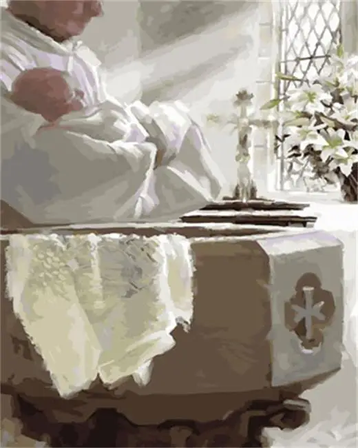 

DRAWJOY Figure Painting Framed Picture DIY Painting By Numbers Painting And Calligraphy Canvas Oil Painting For Living Room