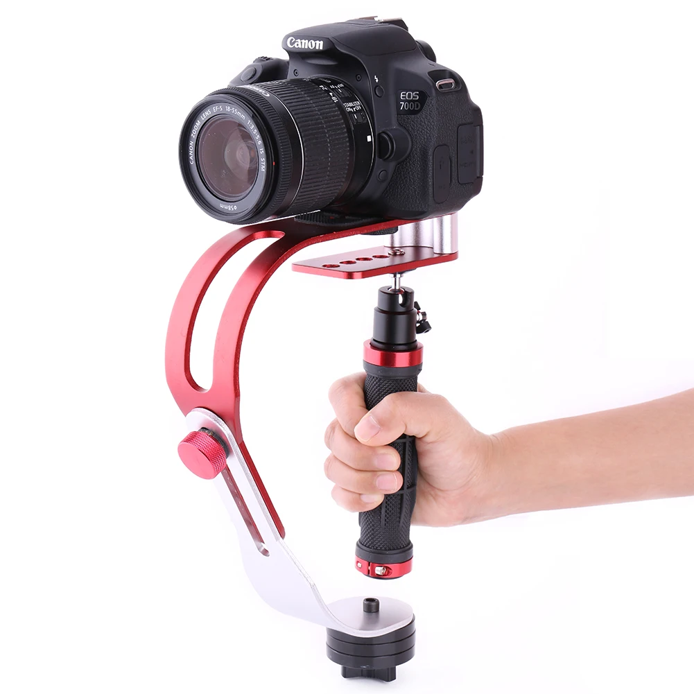 Professionelle Handheld Video Stabilisator DV Kamera Hand Grip Stabilisator Unterstützung Halterung für DSLR Kamera