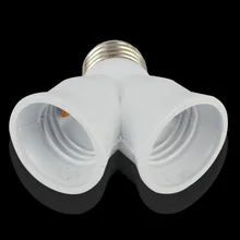 2X E27 круглые светодиодные лампы освещения аксессуары установки E27 держатель лампы Патрон E27 держатель розеточный светильник гнездо Винтаж адаптер