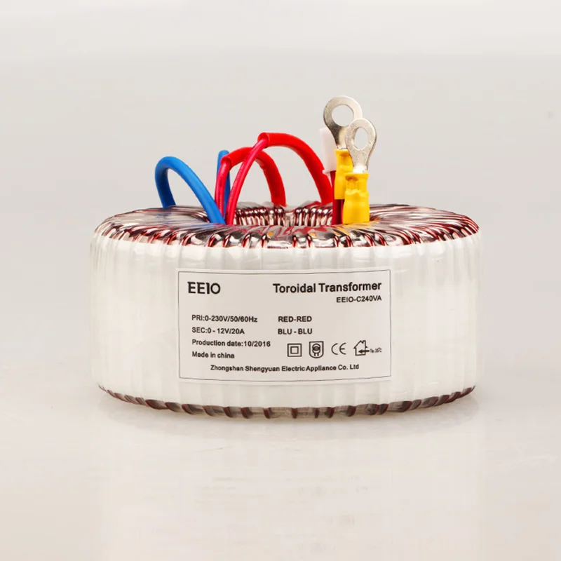 Ring Transformer Pure Copper AC 230V to AC 12V 20A 240W Ring Power Transformer Power Amplifier Transformer Ring Transformer Pure Copper AC 230V to AC 12V 20A 240W Ring Power Transformer Power Amplifier Transformer