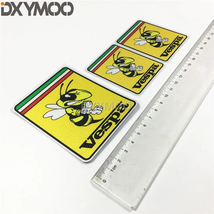 

Car Styling Vinyl Tape Motorcycle Helmet Car Sticker Decals for Itlay Vespa Club Bee