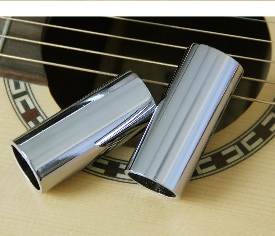Нержавеющая сталь металлическая гитара Slide-слайдер палец НАК строку шлепанцы без задника с открытыми пальцами тон 70/60/40 мм