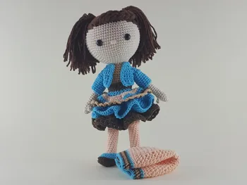

crochet toys amigurumi doll girl model number XG041223