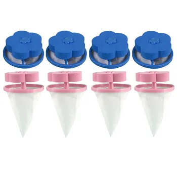 

Mesh Bag Filter Filter Hair Removal Device Floating Wool Style Washer for Cleaning Laundry Needed Filter Cleaner Colorful #20