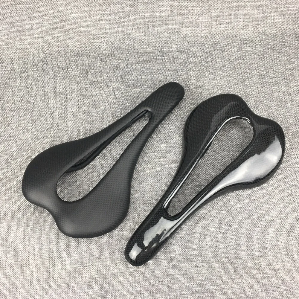 Mountain Road Bike Bicycle Hollow Saddle Carbon fiber Cushions Cycling