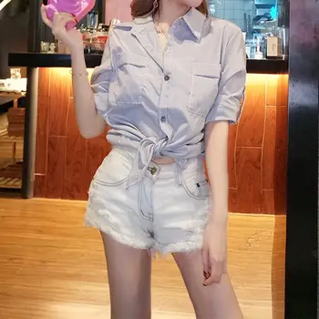

Women Striped Blouse Shirt Female Sexy Loose Blusas Autumn Casual Ladies Blouses Top