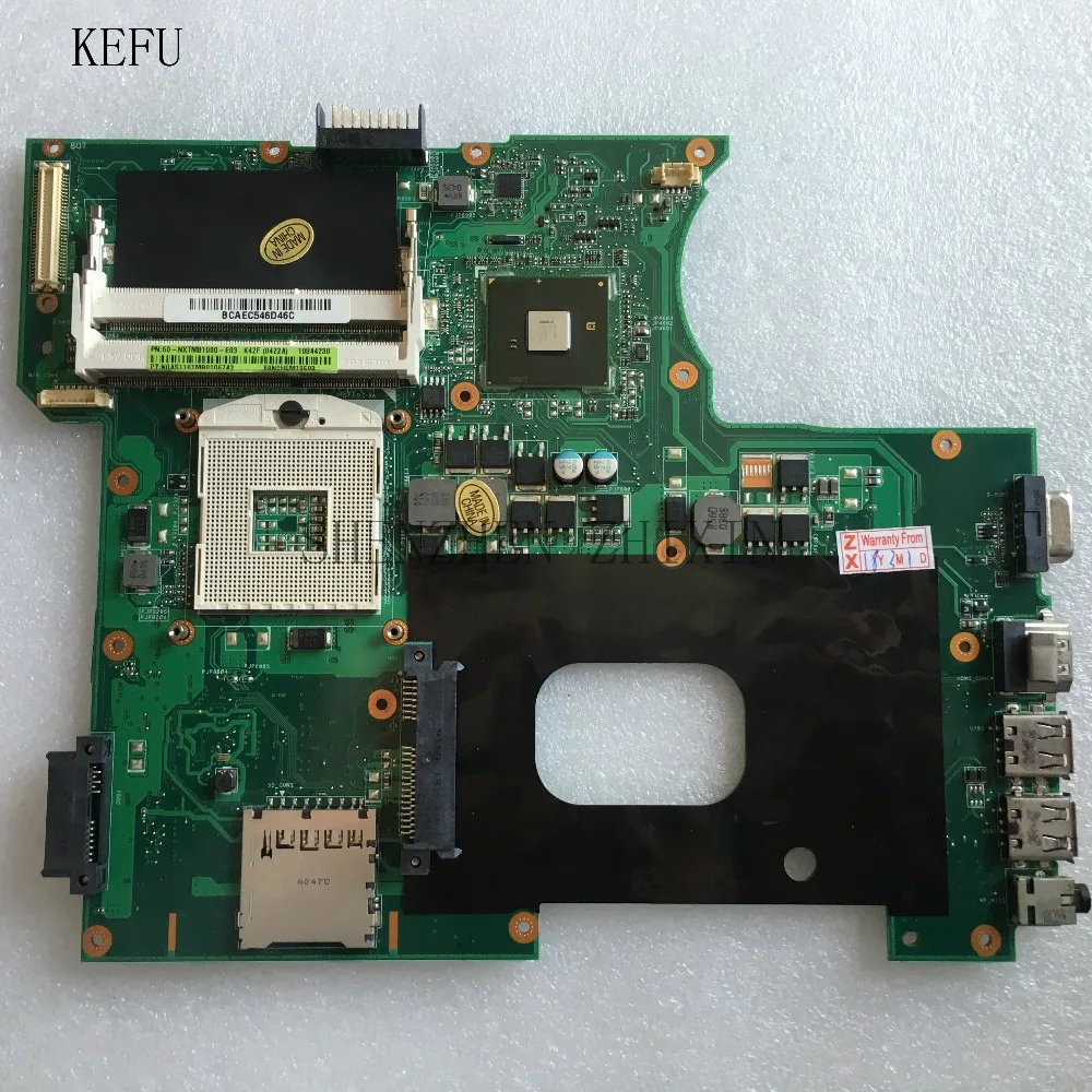 Материнская плата KEFU для ноутбука ASUS K42F REV.3.2 HM55 PGA989 DDR3 Протестирована хорошо |