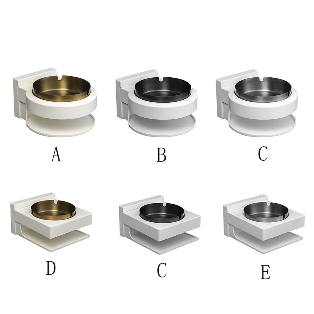1 шт. настенная пепельница из нержавеющей стали пепельница настенная пепельница снаружи паба Сад Офис домашняя пепельница лоток cigarett