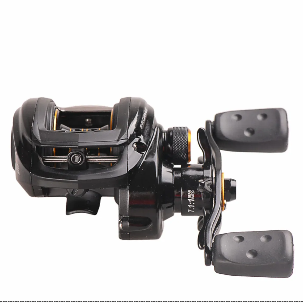 Carretel de Pesca Original Garcia Pmax3 Esquerda Mão Direita Isca Fundição 7.1:1 - 8bb 8.1kg Baitcasting Carretel Roda Abu Pro Max3 9 Carretilhas de pesca
