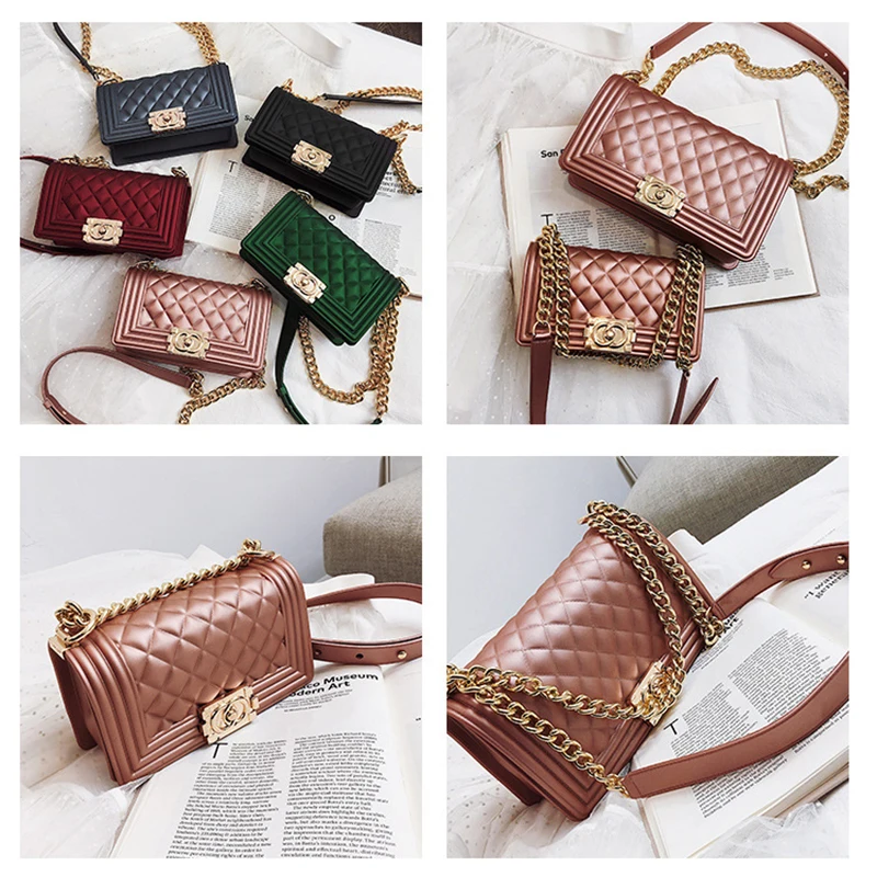 MSGHER diseño de alta clase Mini pequeñas bolsas de mujer cadena femenina bolsa de gelatina bolsos de hombro de cuero bolsos para mujer WB1816 MSGHER diseño de alta clase Mini pequeñas bolsas de mujer cadena femenina bolsa de gelatina bolsos de hombro de cuero bolsos para mujer WB1816