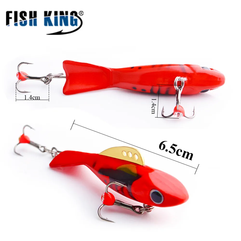 Рыболовная приманка FISH KING 4 шт./лот 6 5 см/17 г для зимней подледной рыбалки джиг