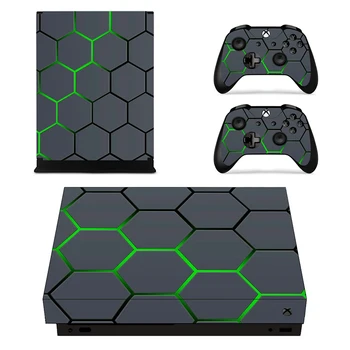 

Removable Custom Design Vinyl Skin Sticker Film For XBOX ONE X Console Protector + XBOX ONE X Controller Cover Decals