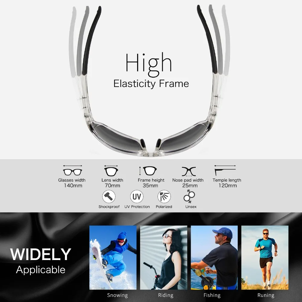 2019 Polarized Cycling Glasses Men Women Outdoor Sport MTB Bike Glasses Bicycle Sunglasses Cycling Sunglasses Cycling Eyewear