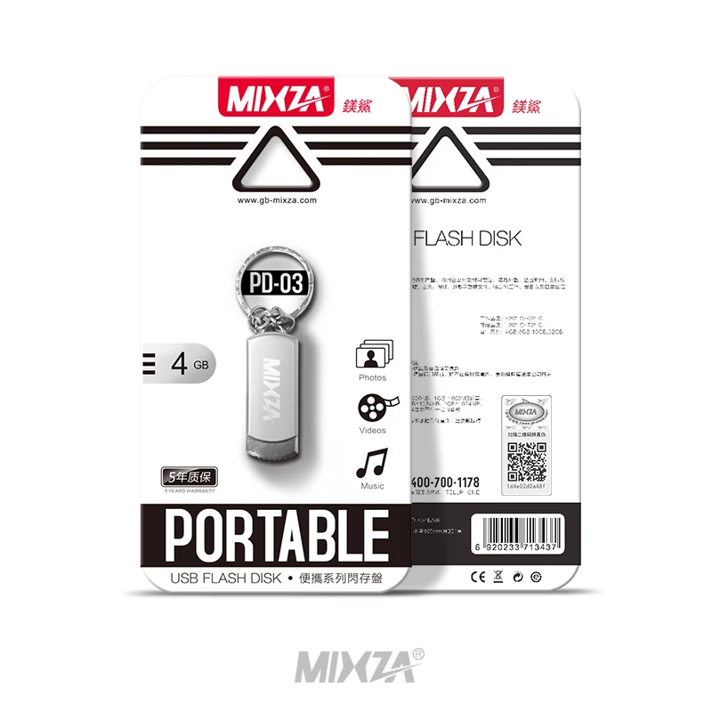 MIXZA PD-03 USB флеш-накопитель USB флешка 8 ГБ/16 ГБ/32 ГБ/64 Гб/128 ГБ флеш-накопитель USB флешка USB 2,0