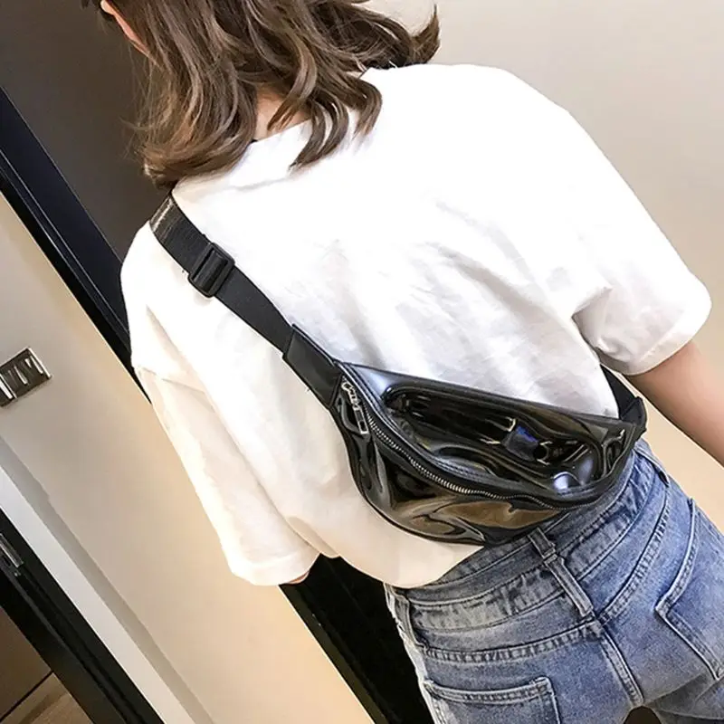 Модная женская голографическая поясная сумка, прозрачный пояс, сумка для путешествий, сумка для телефона