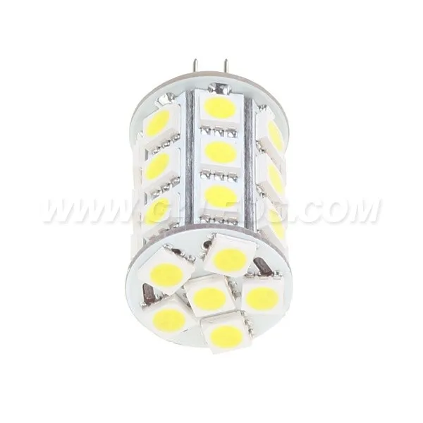 5 шт./лот 27LED затемнения G4 SMD 5050, работающего на постоянном токе 12 В в 540-594LM для морского отдыха тележки лампа