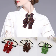 Великолепный винтажный галстук-бабочка женская и Мужская лента с кисточками шикарный Официальный галстук-бабочка элегантная Свадебная вечеринка танцевальная лента галстук