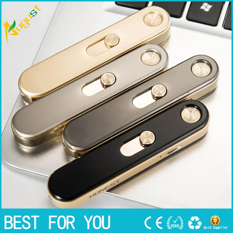 

Navpeak HONEST usb rechargeable lighter ultra-thin windproof lighters metal electronic cigarette lighter for fashion gift
