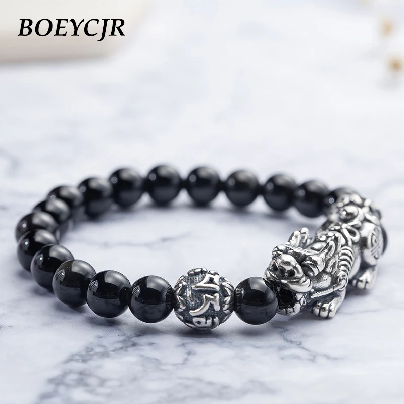 Браслеты и браслеты BOEYCJR S999 из серебра Pixiu Brave forexi Изящные Ювелирные изделия