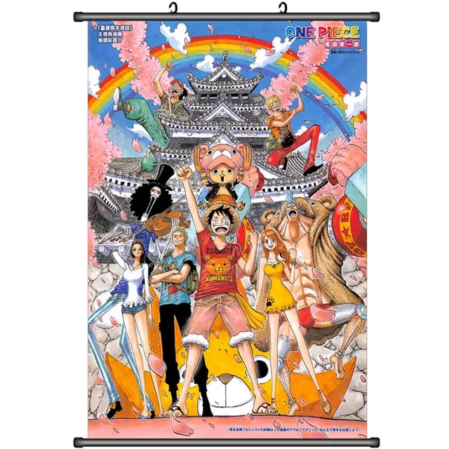 Anime Decorative Pictures One Piece Roronoa Zoro Trafalgar Law Nami Tony Tony Chopper Sabo Home Decor Wall Scroll Poster Painting Calligraphy Aliexpress