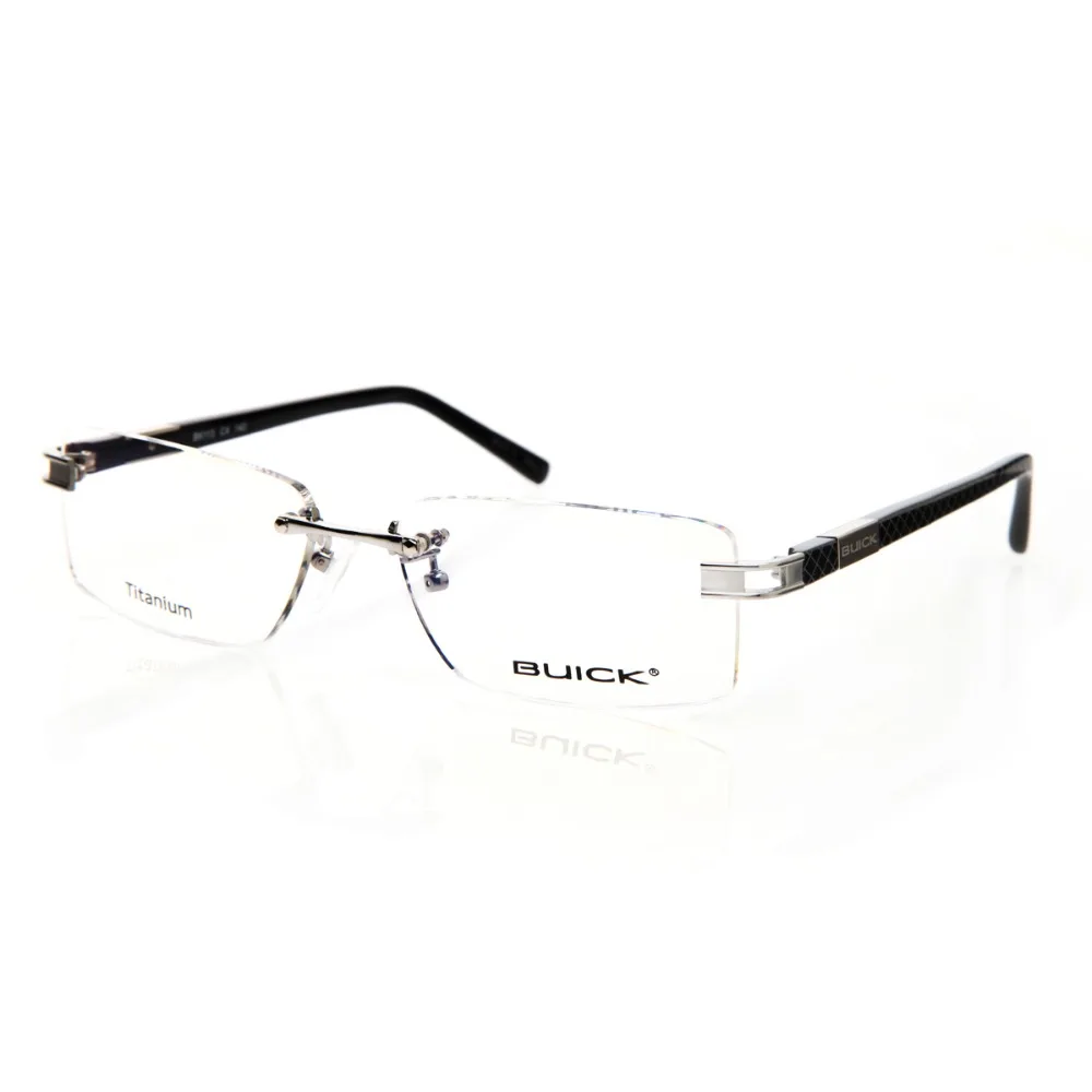Men Optical Glasses Frame Brand Designer Titanium Rimless Frames Glasses Fashion Male Eyeglasses Frames Fit Myopia