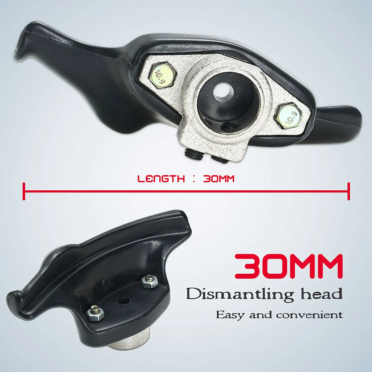 Car Tire Changer Machine Accessories Plastic Nylon Mount Demount Duck Head Kit Dia Black 30mm