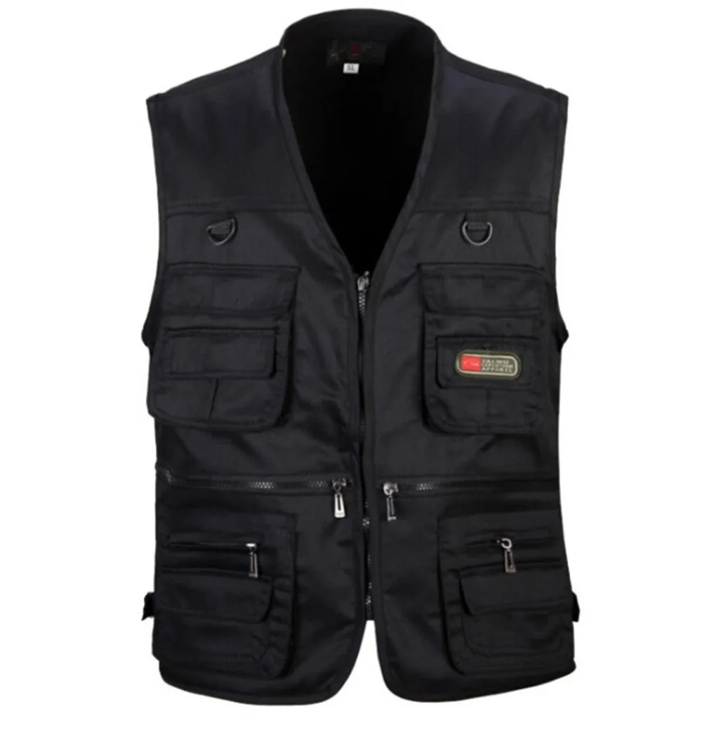 2018-Spring-and-Autumn-Men-Vest-Army-Green-waistcoat-casual-Multi-pocket-travel-or-work-wear(5)
