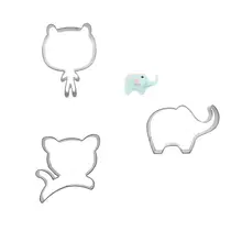 3 шт. резак для печенья формочки для выпечки резак пресс для печенья набор для заморозки форма для выпечки из нержавеющей стали Форма для торта кухня обеденная бар