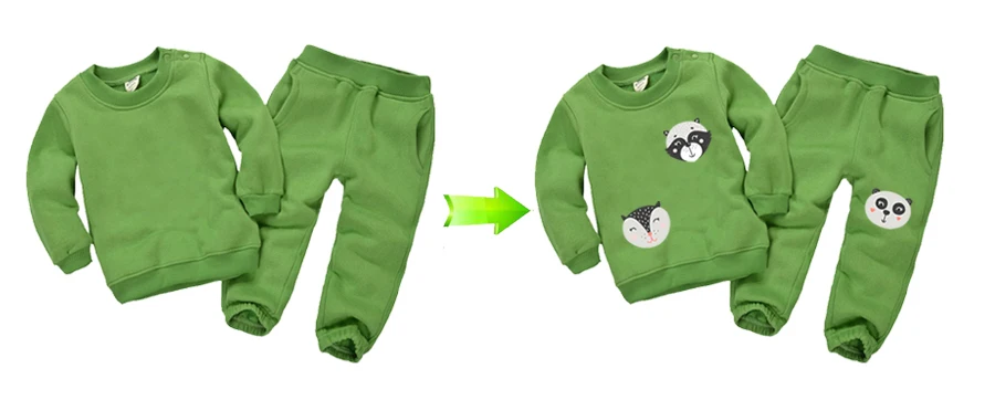 Colife Cartoon Patches Iron On Patches For Children's T-shirt Dresses A-level Washable Stickers Heat Press Appliqued