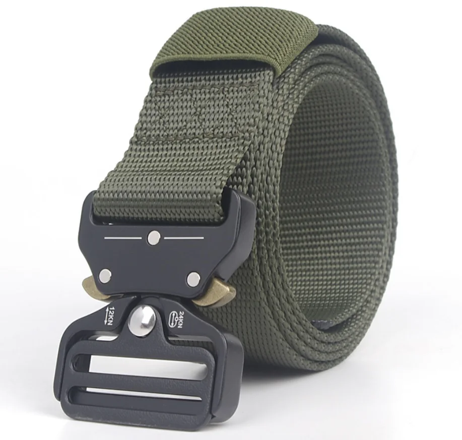 

2018 Hot Mens Tactical Belt Military Outdoor multifunctional Training High Quality Strap ceintures army green cintos black 125cm