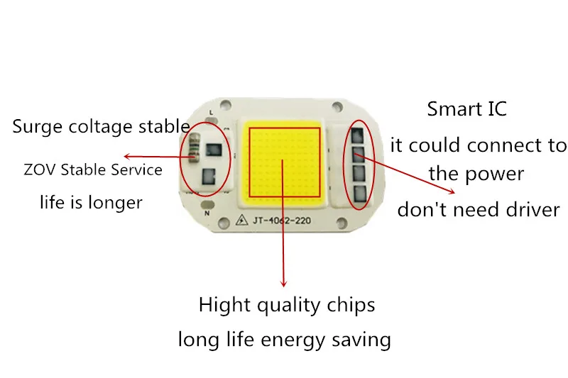 10 шт.> COB Светодиодный драйвер 10 Вт 15 Вт 20 Вт 30 Вт 50 Вт белый чип лампы AC 220 В 110 В Smart IC подходит для DIY высокой мощности Драйвер IC для прожектор светильник
