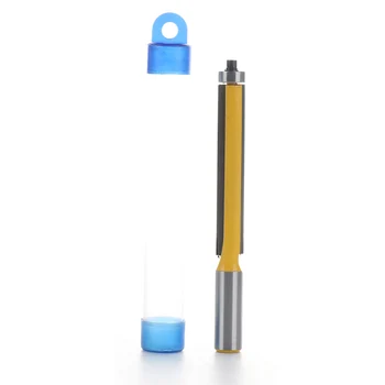 

1/2 Inch Shank Handle Woodwork Tool Lengthened Straight Knife Flush Trim Pattern Router Bit Knife