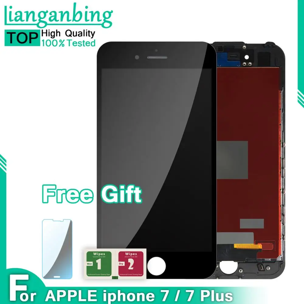 

Best Quality LCD For IPHONE 7 7plus LCD Display Touch Screen 100% Tested No Dead Pixel Assembly Replacement For iphone 7 7plus