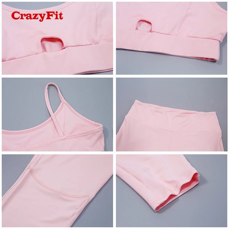 Женский спортивный костюм CrazyFit для занятий йогой и фитнесом|Комплекты йоги| |