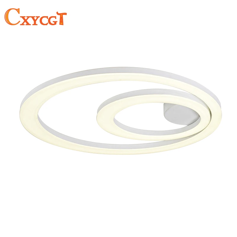 

Flush mounted LED Chandelier Light New design white chandelier lighting Modern Acrylic Ring Light Fixture for Ceiling LED Lamp