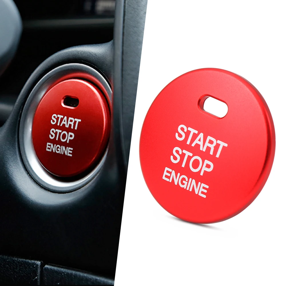 

Engine Start Stop Button Decoration Keyless System Switch Cover For Mazda 3 6 CX-4 CX-5 Axela ATENZA Car-styling assessoires