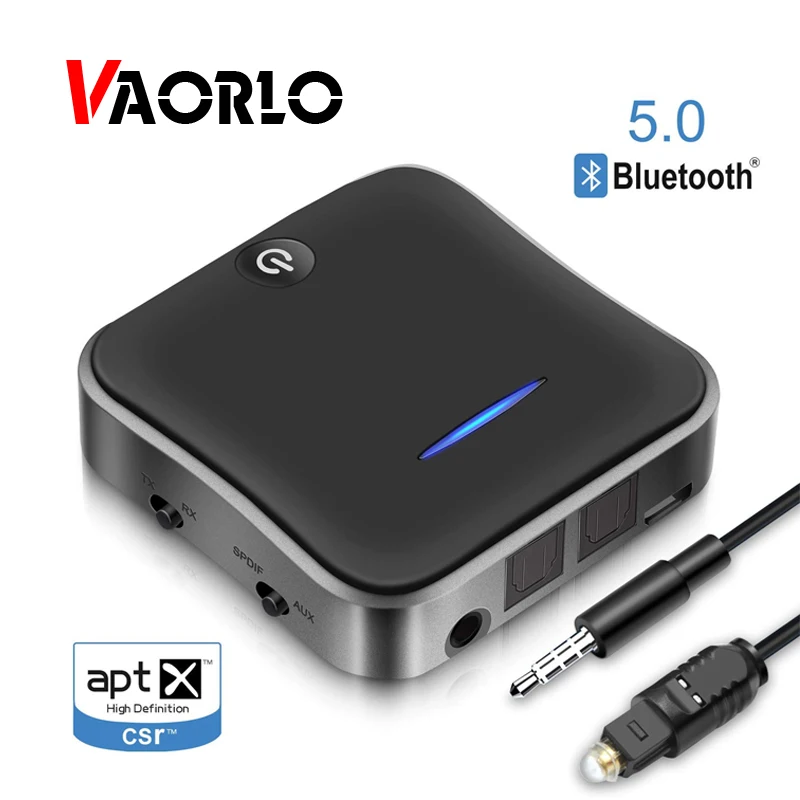 Bluetooth Trasmettitore Ricevitore 5.0 Adattatore Wireless CSR8675 Aptx HD Adattatore Ottico Toslin