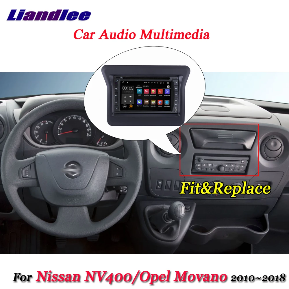 Sale Liandlee Car Android System For Nissan NV400 / For Opel Movano 2010~2018 Radio Frame GPS Navi MAP Navigation Screen Multimedia 10